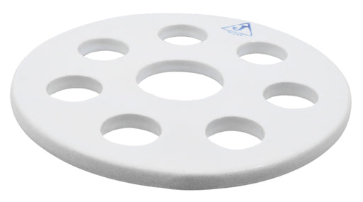 Desiccator Vacuum Plate, 7.5 Inch - Porcelain - Perforated - For 20cm Desiccator - Eisco Labs