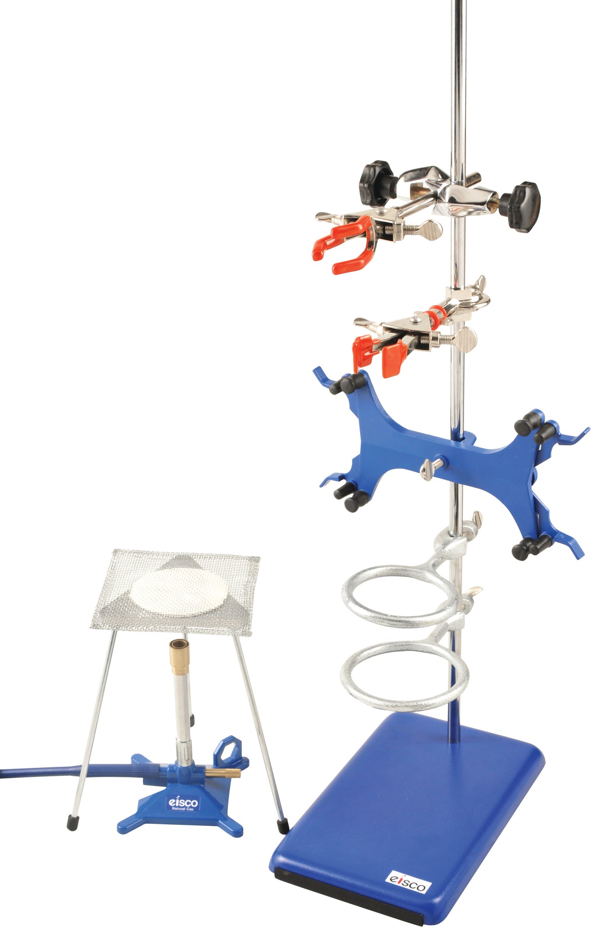 12 Piece Set - Complete Chemistry Starter Kit - Rectangular Retort