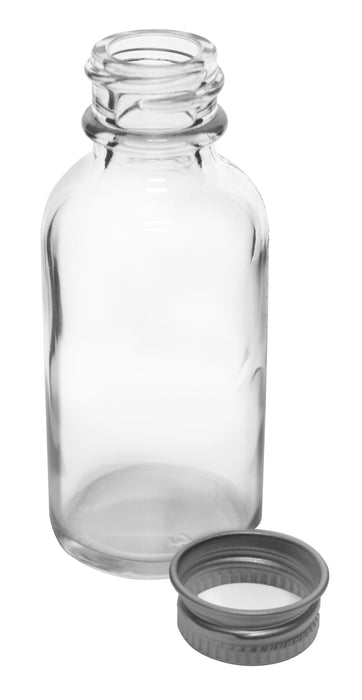 McCartney Bottle, 1oz - Narrow Mouth, Aluminum Screw Cap with Foam Liner - Eisco Labs