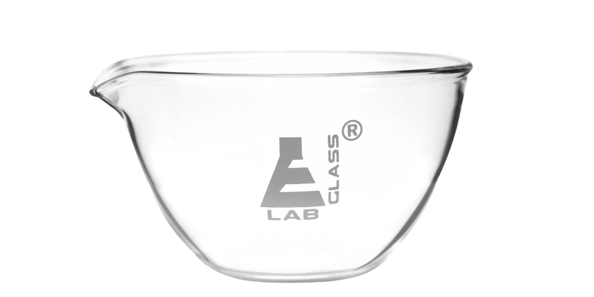 Stonylab Evaporation Dish, Borosilicate Glass Mixing Bowl Flat Bottom Evaporation Basin For Mixing, Evaporating And Dissolution, 150mm