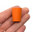 10PK Rubber Stoppers - Solid - 15mm Bottom, 18mm Top, 24mm Length