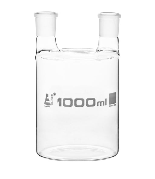 Woulff Gas Wash Bottle, 1000ml - 2 Necks, 24/29 Socket Size