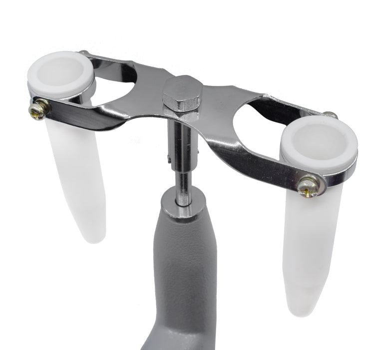 Hand Crank Centrifuge - Holds 2 Buckets for Tubes of up to 15ml - Table Clamp - Eisco Labs