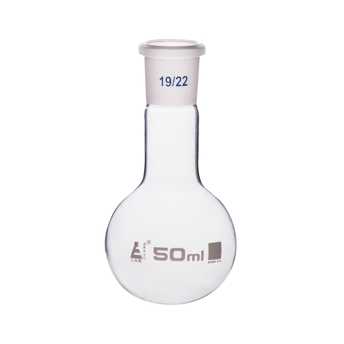 Flask Round Bottom 50ml with Joint 19/22