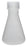 Conical Flask, 500ml - Translucent Polypropylene - With Screw Cap