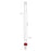 Liebig Condenser, 200mm, 14/22 Socket/Cone Size, Interchangeable Screw Thread Joint, Borosilicate Glass - Eisco Labs