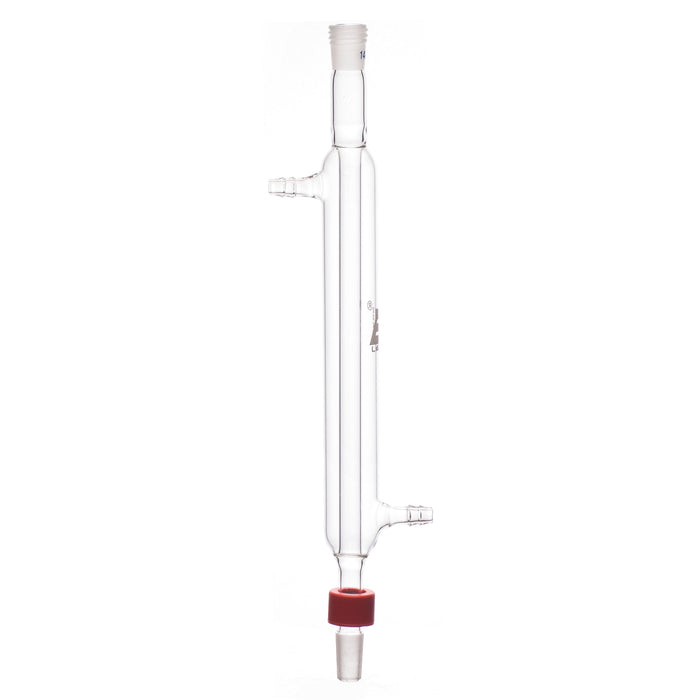 Liebig Condenser, 200mm, 14/22 Socket/Cone Size, Interchangeable Screw Thread Joint, Borosilicate Glass - Eisco Labs