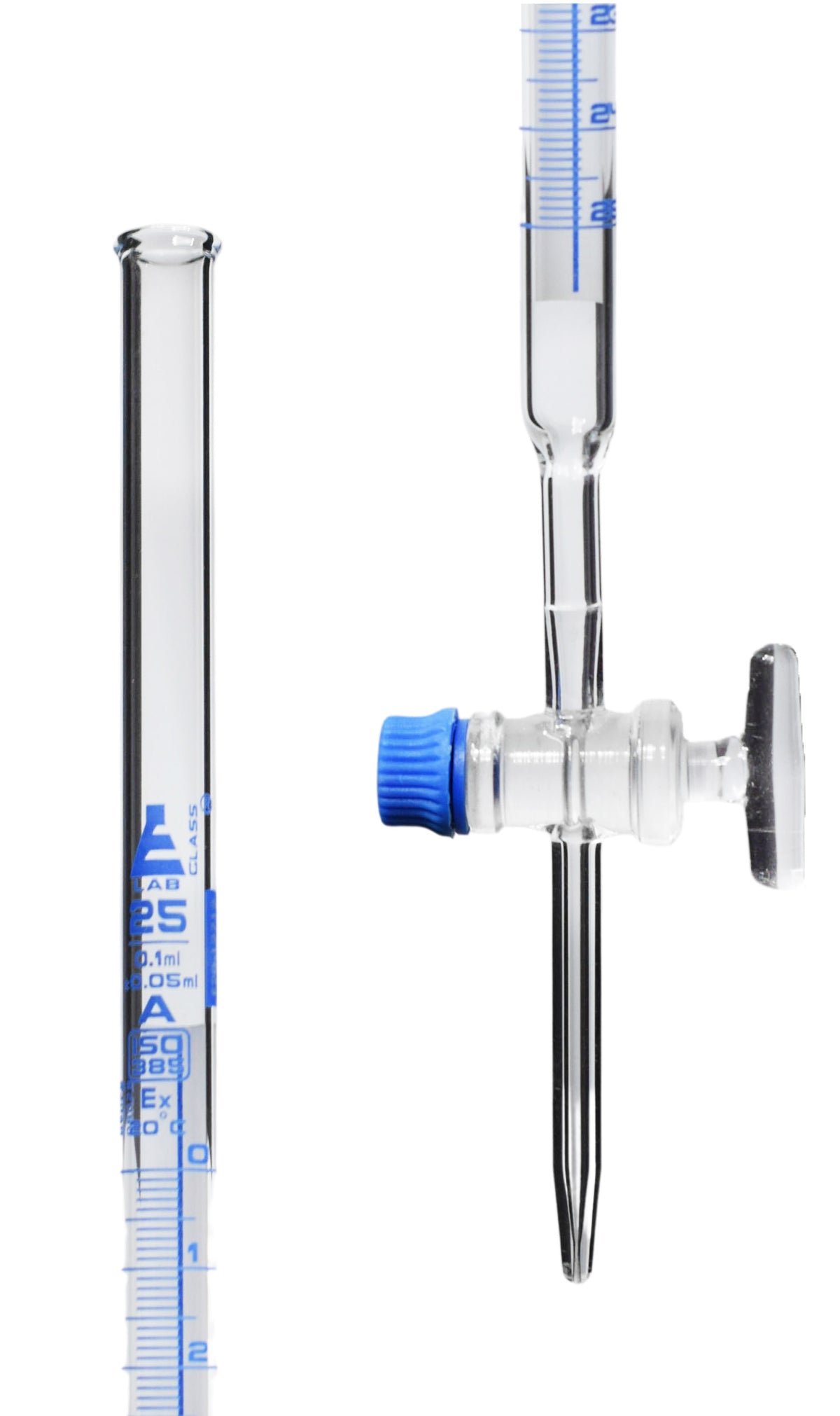 Schellbach Burette, 25mL Class A, Includes Calibration Certificate