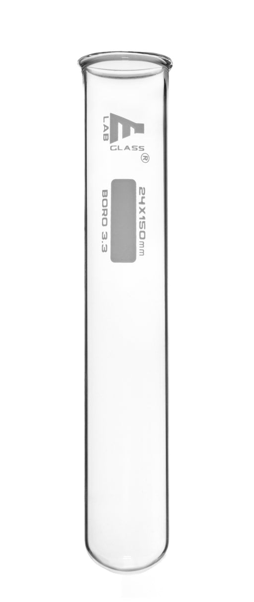 Pyrex® Test tubes, with rim, medium wall 50 mL