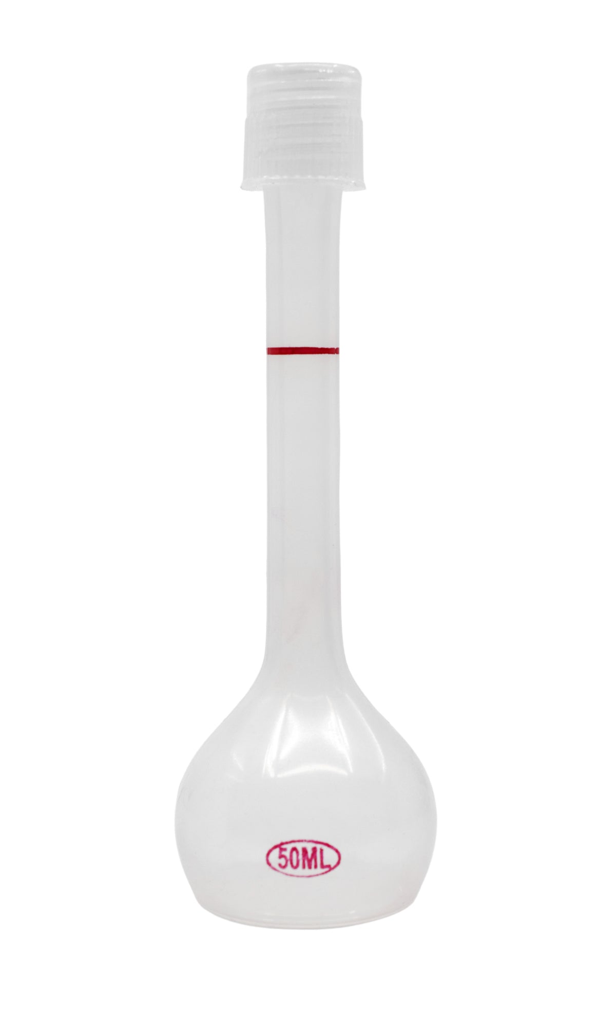 Volumetric Flask, 50mL Polypropylene Screw Cap Autoclavable