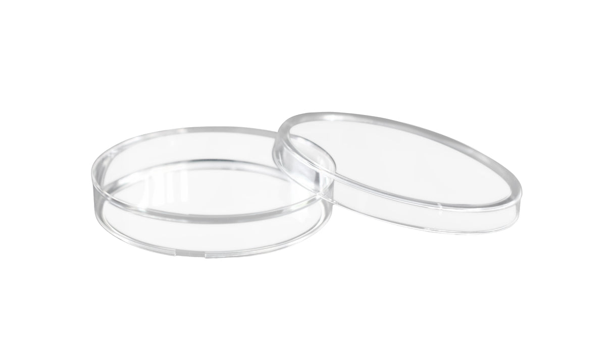 10PK Disposable Petri Dish with Lid - Sterile - 35x15mm - Polystyrene - Triple Vented - Transparent