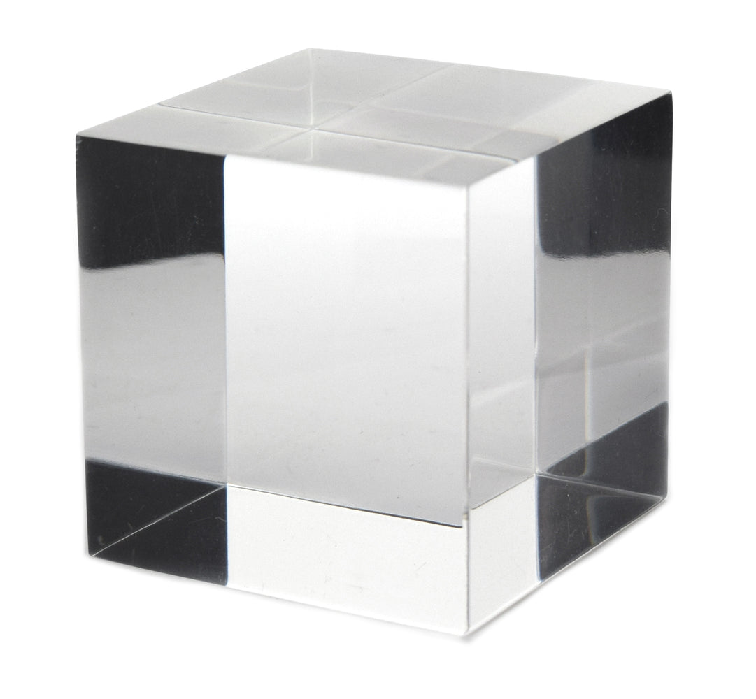 Acrylic Cube, Solid, 2 sides - Eisco Labs