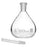 Specific Gravity Bottle, 50ml - Flat Bottom with Perforated Stopper - Borosilicate Glass - Eisco Labs