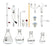 EISCO Advanced Organic Chemistry Distillation Glassware Set - 17 Piece, 22 Interchangeable Fittings - Borosilicate Glass - Packed in Plastic Case
