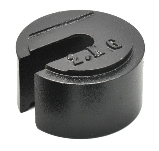 2 kg (Kilogram) Cast Iron Slotted Weight - Eisco Labs