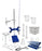 67 Piece Set - Complete Research Grade Lab Starter Kit - Includes Beakers, Cylinders, Test Tubes, Burette, Tongs, Ring Stand, Tube Rack, Clamps, and More - Eisco Labs