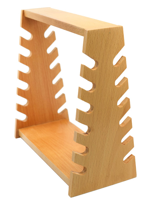 Wooden Pipette Rack - Holds 12 Pipettes Horizontally - 8.75"