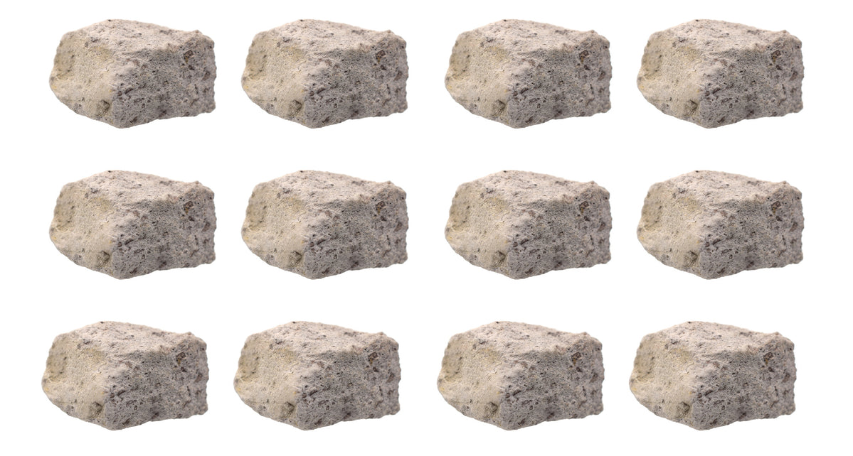 12PK Raw Rhyolite, Igneous Rock Specimens - Approx. 1