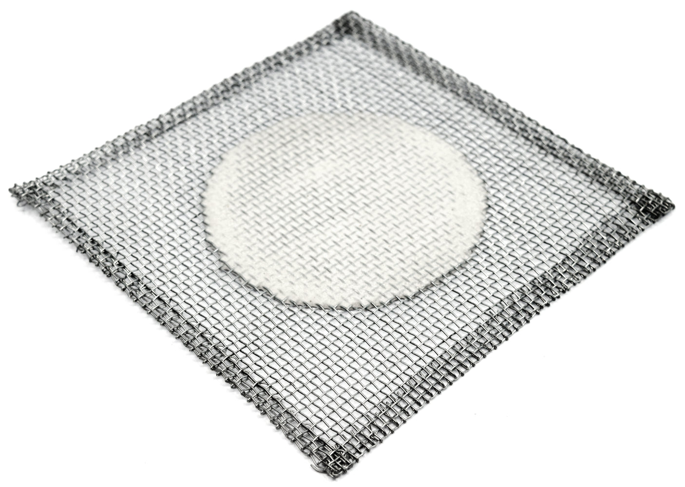 10PK Iron Wire Gauze Squares, 5x5" - 3" Ceramic Center - 100% Free of Harmful Chemicals, Asbestos Free - Eisco Labs
