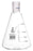 Erlenmeyer Flask with 19/26 Joint, 250ml Capacity, 50ml Graduations, Interchangeable Screw Thread Joint, Borosilicate Glass - Eisco Labs