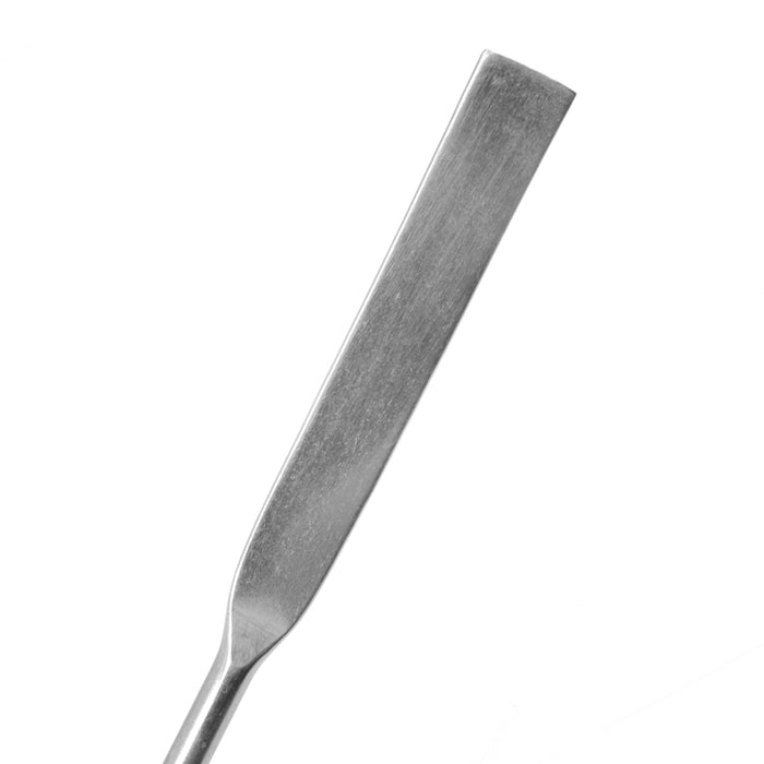 Micro Spatula Spoon, 5.9" - Stainless Steel - Flat End, Scoop End