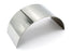 Plane Half Cylinder Convex Stainless Steel Mirror for use with Ray Box - 6.25" x 2.875" - 1mm Thick Approx. - Eisco Labs