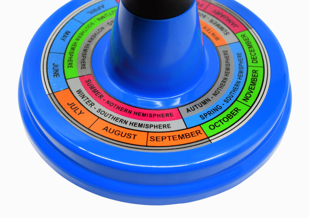 Sun, Earth & Moon Orbiter Model, 12.25" - Three Dimensional - Light Bulb Demonstrates Sunlight on Moon & Earth - Includes Experiment Guide - Eisco Labs