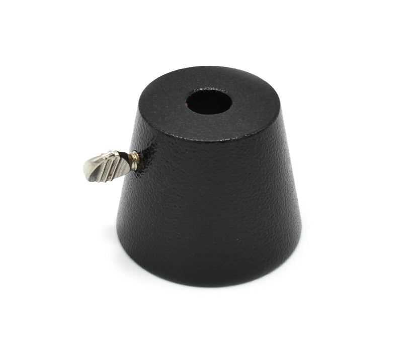 Stump Base - 2.3" Base - Heavy Duty Cast Iron, Black - Eisco Labs