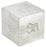 Density Cube, Single Tin (Sn) Block for Density Investigation, Engraved, 0.8" (20mm) Sides - Eisco Labs