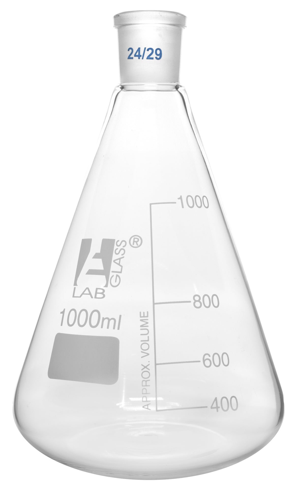 Erlenmeyer Flask, 1000ml - 24/29 Joint, Interchangeable