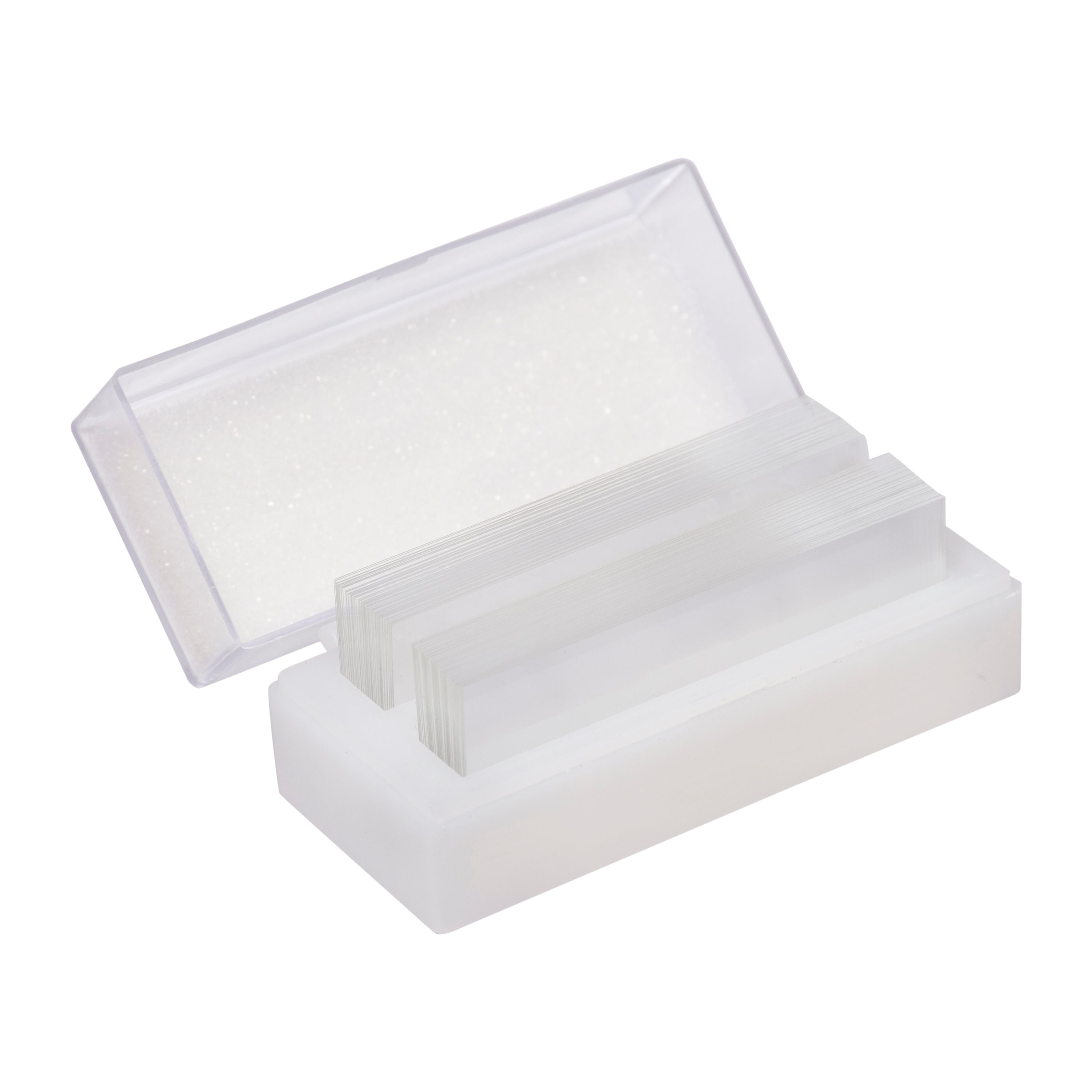 Transparent Rectangular Cover 100pcs Premium Glass Coverslips, Rectangular 24x60mm - Thickness 0.13 ...