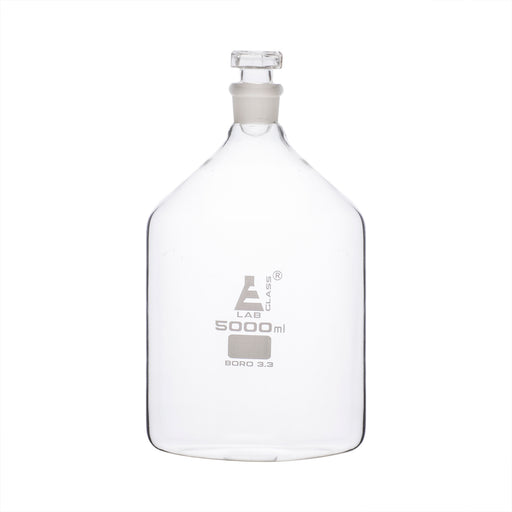 Bottle Reagent, Narrow mouth with glass stopper - 5000 ml