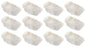 12PK Raw Milky Quartz Specimen, 1" - Geologist Selected Samples - Eisco Labs