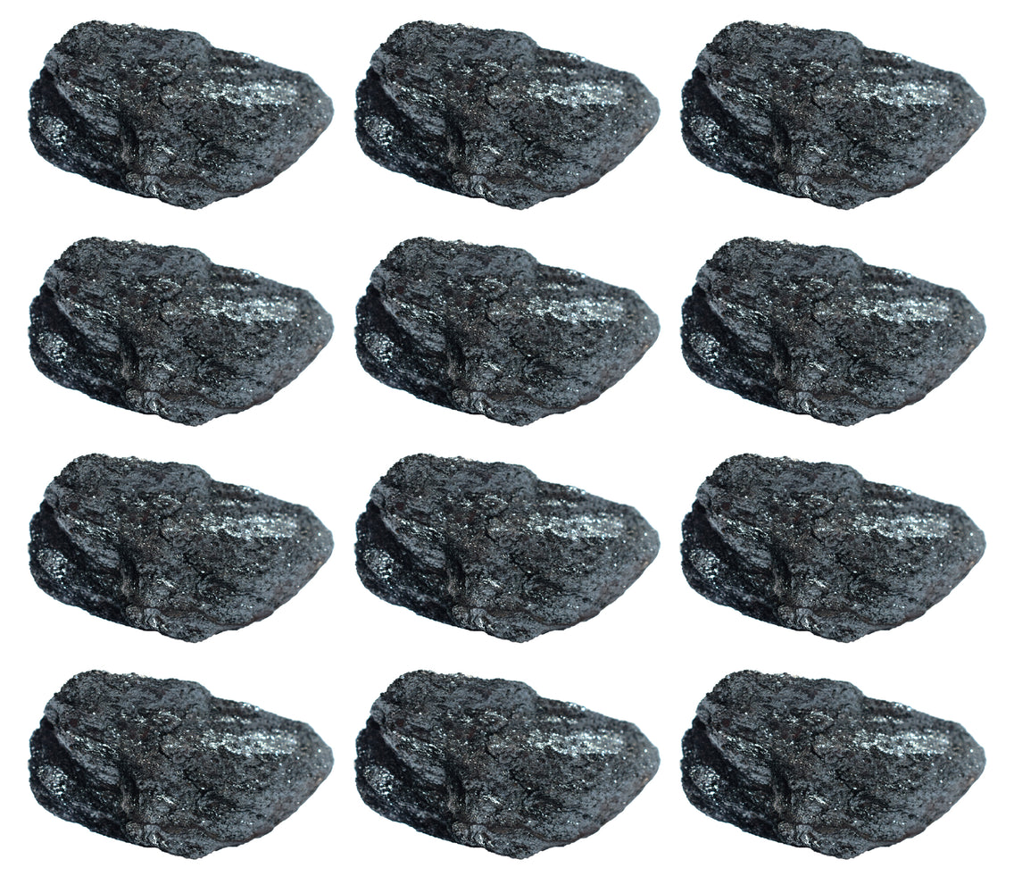 12PK Raw Hematite Rock Specimens, 1" - Geologist Selected Samples - Eisco Labs