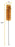 Bristle Cleaning Brush - Fan-Shaped End, 12.5" Length - 1.5" Diameter
