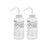 2PK Performance Plastic Wash Bottle, Blank Label, 1000 ml