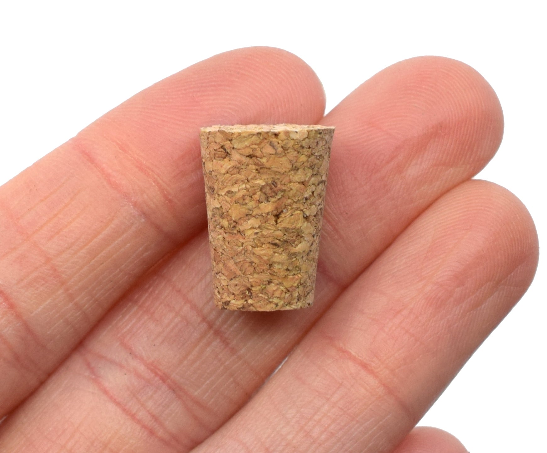 10PK Cork Stoppers Size #6-13mm Bottom 19mm Top 24mm Length - Tapered Shape N - View #9