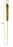 Semi Micro Bristle Test Tube Cleaning Brush, 7.5" Length, 0.5" Diameter