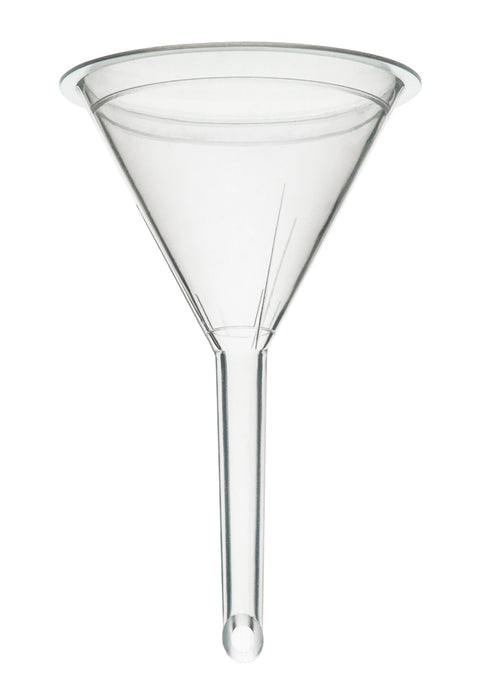 10PK Filter Funnel, 3" - Polypropylene Plastic - Chemical Resistant