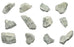 12 Pack - Raw Green Slate, Metamorphic Rock Specimens - Approx. 1"