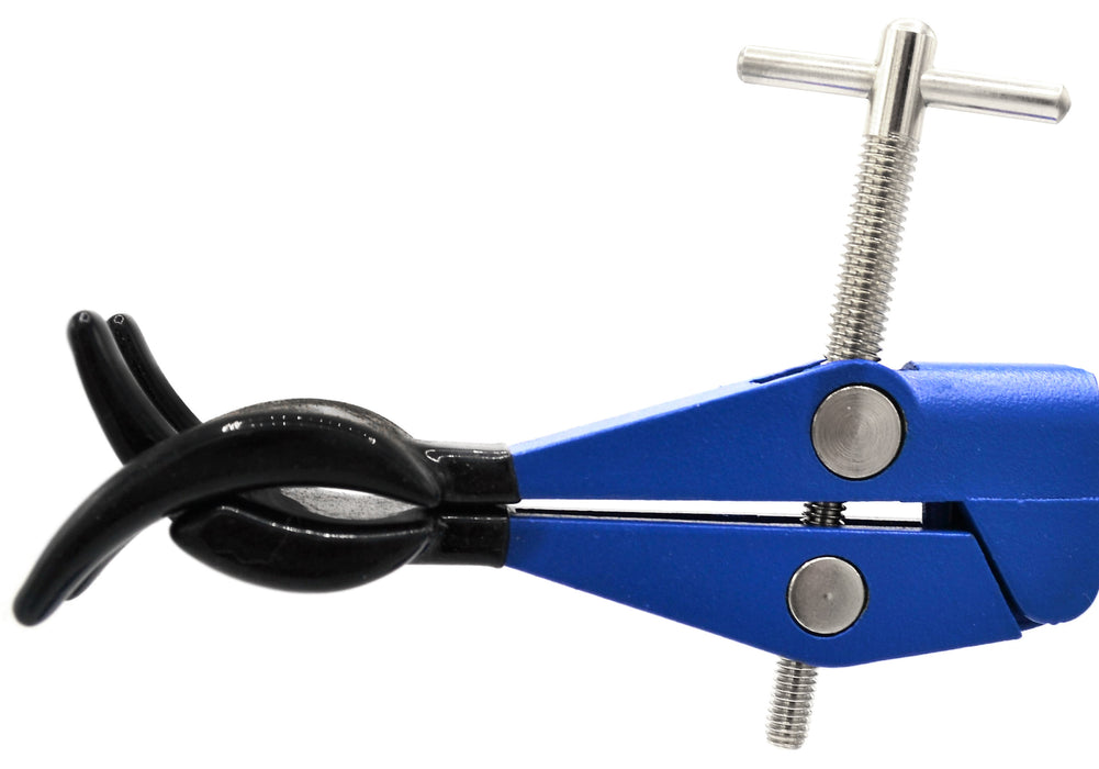 4 Prong, Vinyl Coated Clamp on Swivel Bosshead - 4.1" Max Opening