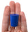 Neoprene Stoppers, 1 Hole - Blue - Size: 17mm Bottom, 20mm Top, 26mm Length - Pack of 10