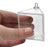 Hollow Acrylic Prism & Stopper, 2 Inch - Great for Studying Snell's Law of Refraction - Eisco Labs