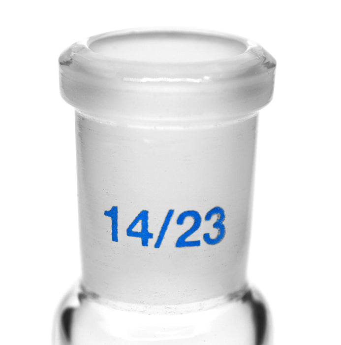 Florence Boiling Flask, 50ml - 14/23 Joint, Interchangeable - Borosilicate Glass - Flat Bottom, Short Neck - Eisco Labs