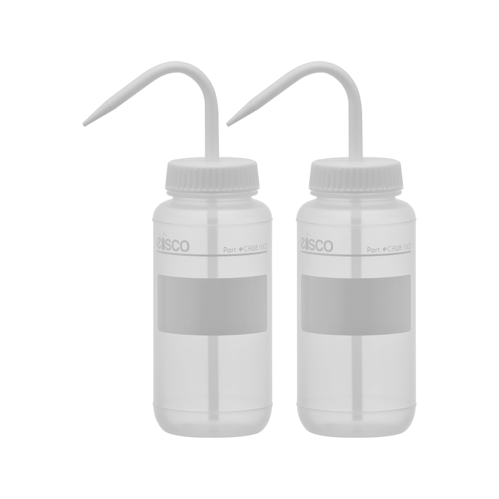 2PK Performance Plastic Wash Bottle, No Label, 500 ml