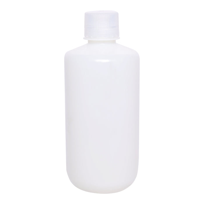 Reagent Bottle, 1000mL - Narrow Mouth with Screw Cap - HDPE