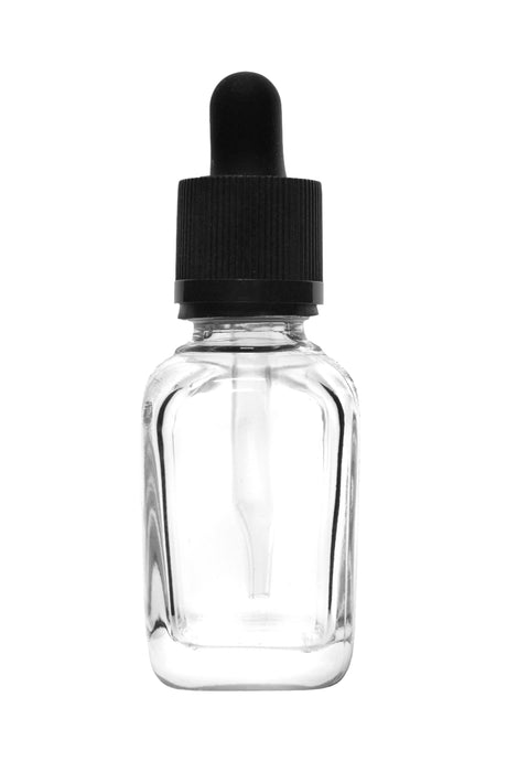 6PK Heavy Duty Barnes Dropping Bottles, 30ml (1oz) - Screw Cap with 1ml Capacity Glass Dropper - Soda Glass