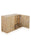 Premium Hardwood Slide Cabinet, 26 Drawer, 5000 Slide Capacity - Eisco Labs