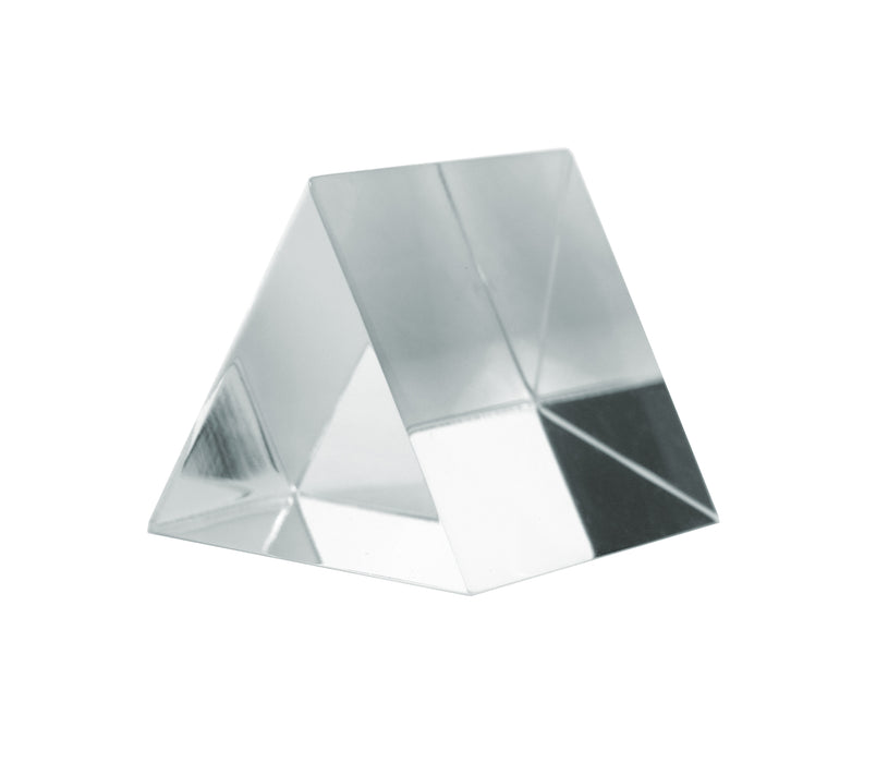 Equilateral Prism - 38mm Length, 38mm Faces - 60 Degree Angles - Acrylic