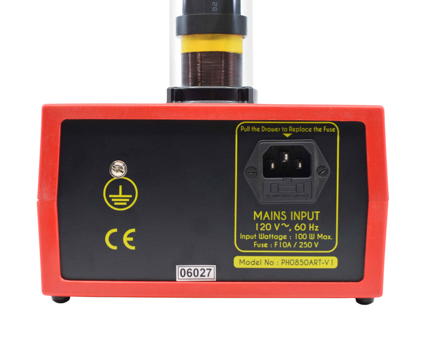 Ring Thrower - Includes 2 Aluminum Rings - Physics Study Eddy Currents Lenz Law Faraday's Law - Eisco Labs